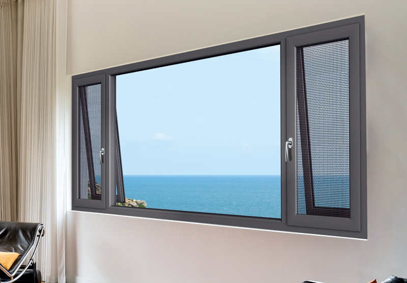 115窗纱一体平开窗系列 （外开下悬）